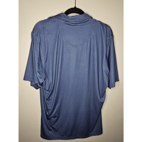 Fairway & Greene Men's Large L Blue Short Sleeve Shirt Collared Polo Made In USA - Picture 2 of 4